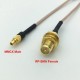 HGLRC F4 V6 Spare Part 105mm MMCX to SMA Female / RP-SMA Female FPV Antenna Connection Cable