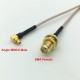 HGLRC F4 V6 Spare Part 105mm MMCX to SMA Female / RP-SMA Female FPV Antenna Connection Cable