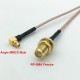HGLRC F4 V6 Spare Part 105mm MMCX to SMA Female / RP-SMA Female FPV Antenna Connection Cable