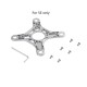 Anti-Vibration Gimbal Mounting Plate Camera Mount Holder Bracket for DJI Phantom 3 Standard Drone Spare Parts Replacement Kits