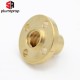 T8 lead screw nut Pitch 2mm Lead 8mm Brass T8x8mm Flange Lead Screw Nut for CNC Parts