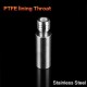 3DSWAY 3D Printer Parts Stainless Steel Smooth Throat Heat Break 1.75mm Filament with PTFE Remote Feeding Bore 4.1 Heatbreak