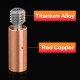 3DSWAY 3D Printer Parts Stainless Steel Smooth Throat Heat Break 1.75mm Filament with PTFE Remote Feeding Bore 4.1 Heatbreak