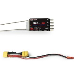 Radiolink R8F 8CH 2.4Ghz Receiver with Voltage Transmission Dual Antenna FPV Car and Boat 800 meters Range Control Receiver