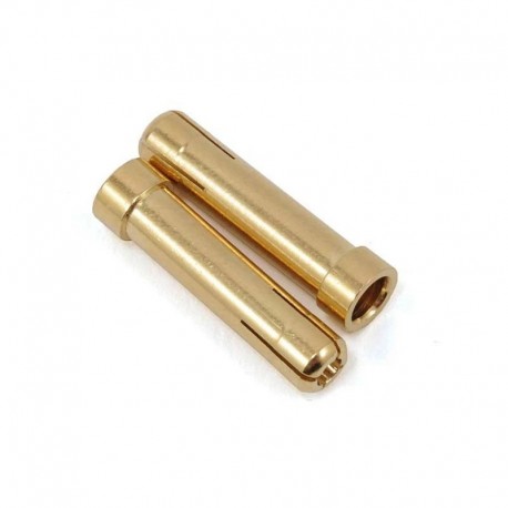 2pcs 5mm to 4mm Bullet Reducer Connectors Gold plated Plugs for RC Car ESC Battery