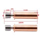 Bi-Metal V6-Crazy CR6 SE CR10-T crazy Heat Break Copper & Stainless Steel All-Metal 3D Printer Throat For Ender3 E3D HOTEND
