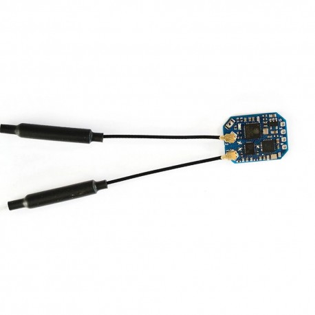 MATEKSYS ELRS-R24-D 2.4GHz ExpressLRS ELRS Diversity Double Antenna CRSF Protocol Long Range Mini RC Receiver for RC Drone