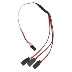 20CM 30 Core Triple-evaporator Y Lead Wire Cable for RC Electronic Landing Gear JR