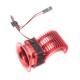 Aluminum 550 540 3650 Motor Heat Sink & 5V Cooling Fan HeatSink & Air Channe Cover For HSP WLtoys RC 1/10 Electric Car