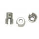 3Pcs Metal Axle Drive Cup for XLF X03 X04 X-03 X-04 1/10 RC Car Brushless Monster Truck Spare Parts Accessories