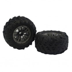 Rc Car Soft Rubber Wheel Tire Set for Xinlehong 9130 9136 9137 Vehicle Part