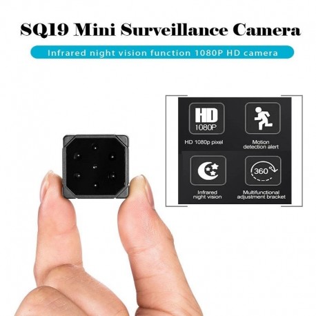 SQ19 Portable HD 1080P Mini Camera Digital Motion Detection Cam Video Voice Micro Recorder with Infrared Night Vision