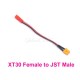 XT30 XT60 T Plug Male / Female to JST Connector Charging Adapter Cable Converter Lead 22AWG