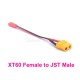 XT30 XT60 T Plug Male / Female to JST Connector Charging Adapter Cable Converter Lead 22AWG