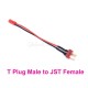 XT30 XT60 T Plug Male / Female to JST Connector Charging Adapter Cable Converter Lead 22AWG