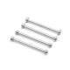 4PCS Metal Upgrade Dog Bone Transmission Shaft For WLtoys A959-B A959 A969 A979 1/18 RC Car Parts