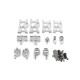 WLtoys 1:14 124018 124019 144001 RC car parts Metal upgrade Kit drive shaft pull rod swing arm steering cup C seat gear