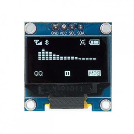 Geekcreit® 0.96 Inch 4Pin White IIC I2C OLED Display Module 12864 LED For Arduino