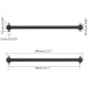 2pcs/set Steel Metal RC Car Drive Shaft Dogbone Overall Length 61mm~100mm