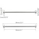 2pcs/set Steel Metal RC Car Drive Shaft Dogbone Overall Length 61mm~100mm