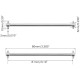 2pcs/set Steel Metal RC Car Drive Shaft Dogbone Overall Length 61mm~100mm