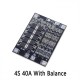 BMS 4S 40A Lithium Battery Protection Board with Balance Enhance version 18650