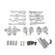 WLtoys 1:14 124018 124019 144001 RC car parts Metal upgrade Kit drive shaft pull rod swing arm steering cup C seat gear