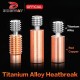 3DSWAY 3D Printer Parts V6 Titanium Alloy Bi-Metal Heat Break Throat E3D