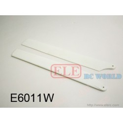 E6011W Main rotor blades (White color)