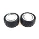 2Pcs Rear Wheel Tires Tyre 104001-1883 for Wltoys 104001 1/10 RC Car