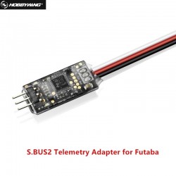 Hobbywing S.BUS2 Telemetry Adapter for Futaba Platinum V4/V4.1/V5 Aircraft ESC Drone Electronics Connector Plugs