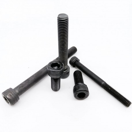 10pcs M3 Black Grade 12.9 Steel DIN912 Hexagon Hex Socket Cap