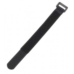 10pcs/lot Black 30x2cm Velcro Self Adhesive Hook and Loop Cable Cord Ties