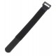 10pcs/lot Black 45x2cm Velcro Self Adhesive Hook and Loop Cable Cord Ties