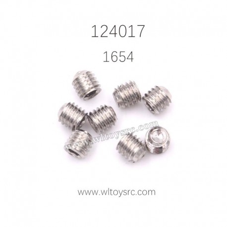 WLTOYS 124017 Parts 3x3 Hexagon Socket Screw 1654