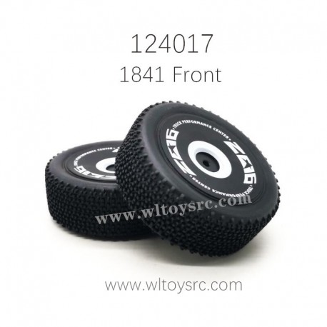 1841 Front Tire Assembly For WLTOYS 124018