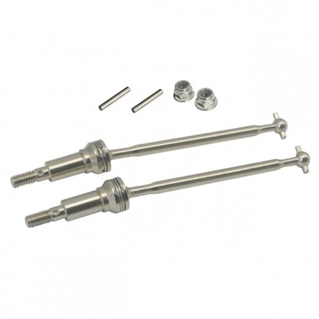 XLH 9130 2Pcs Front CVD Universal Drive Shaft 30-WJ02 Upgrade Front CVD Universal Drive Shaft