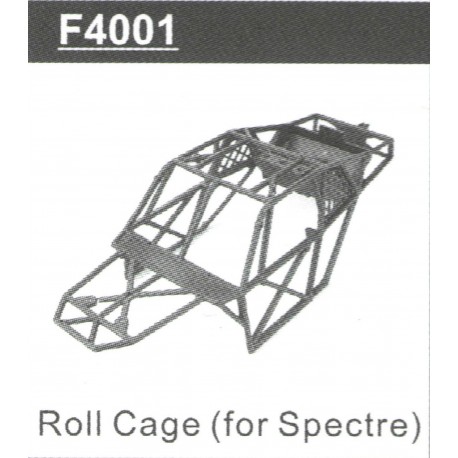 HBX 16886 1/14 4WD 2.4G RC Car Roll Cage Spectre