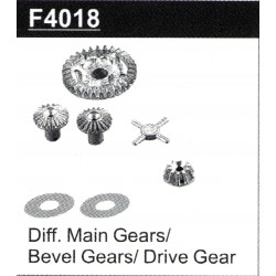 HBX 16886 1/14 4WD 2.4G RC Car Diff.Main Gear/Bebel/Drive Gear