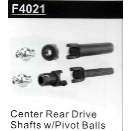HBX 16886 1/14 4WD 2.4G RC Car Center Rear Drive Shafts w/Pivot Balls