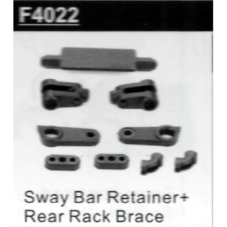 HBX 16886 1/14 4WD 2.4G RC Car Sway Bar Retainer + Rear Rack Brace