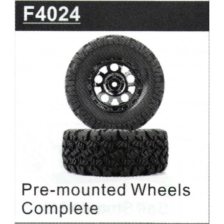 HBX 16886 1/14 4WD 2.4G RC Car Pre-Mounted Wheels Complete
