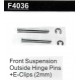 HBX 16886 1/14 4WD 2.4G RC Car Front Suspension Out Hinge Pins
