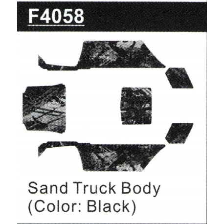 HBX 16886 1/14 4WD 2.4G RC Car Sand Truck Body
