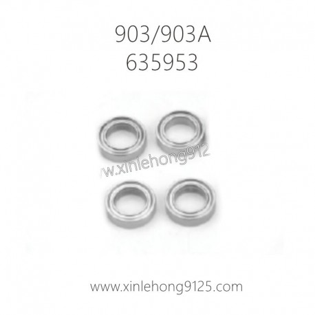 HBX 903 903A Parts Ball Bearings 6.35X9.53X3.17mm 635953