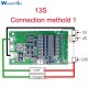 BMS 6S 7S 8S 9S 10S 11S 12S 13S 25A 4.2V Lithium Li-ion Lifepo4 Battery Charge Protection Board