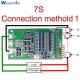BMS 6S 7S 8S 9S 10S 11S 12S 13S 25A 4.2V Lithium Li-ion Lifepo4 Battery Charge Protection Board