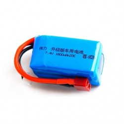 7.4V 1800mAh 2S Lipo Battery For Q39 WLtoys A959-B A969-B A979-B K929-B RC Car