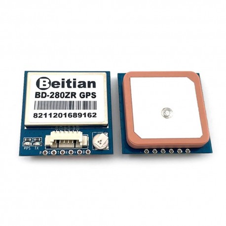 Beitian AT6558R BD-280ZR GPS GNSS GPS+BDS -162dBm Module FLASH TTL Level 9600bps for RC FPV Racing Drone