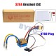 Waterproof Brushed ESC 60A 3S with Fan 5V 3A BEC T-Plug For 1/10 RC Car